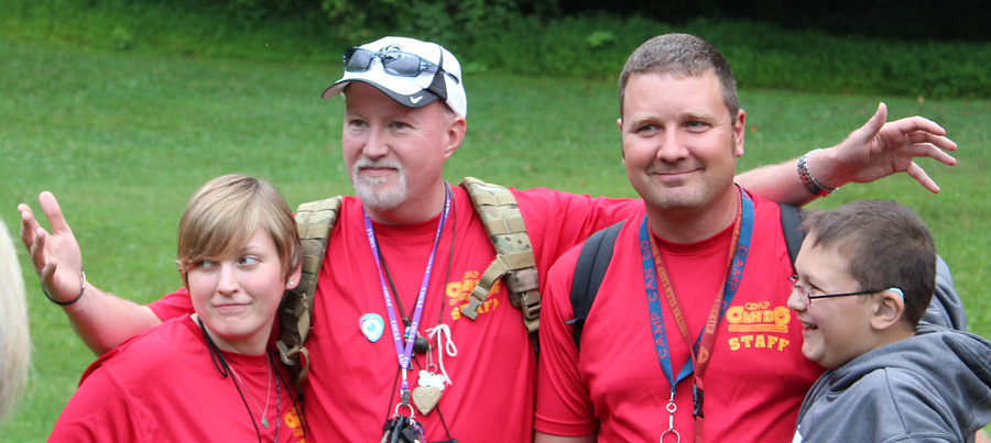 Volunteer Staff at Camp Can Do, Gretna Glen, PA